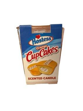 Hostess Orange CupCake Scented Candle